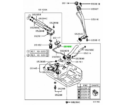 Proton 420 Dizel Mazot Depo Çek Valfi